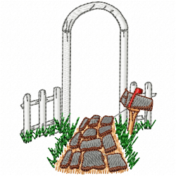 Garden Barriers Embroidery Design 5 Garden Barriers Embroidery Design 5